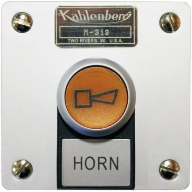KAHLENBERG - M-313 Illuminated Horn Push Button Panel Flush Mount