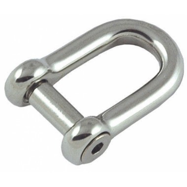 10mm D Shackle with Allen-Head Recessed Pin